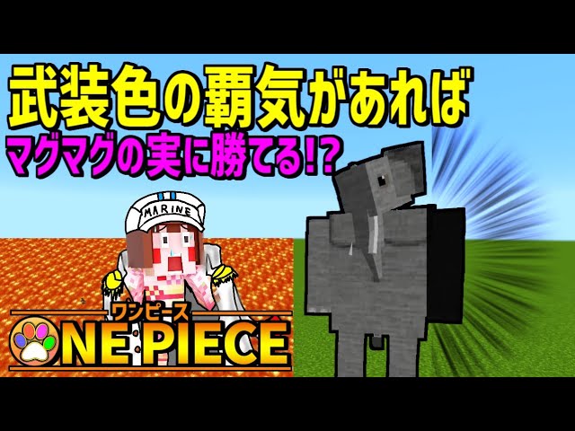 ワンピースmod 武装色の覇気があればゾウゾウ実でもマグマグの実を倒せるの Youtube