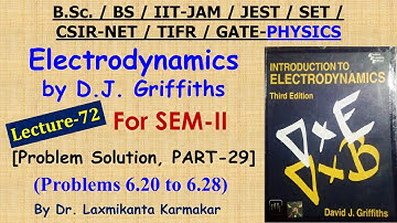 Lecture-72=Solution of Electrodynamics by DJ Griffiths (Prob. 6.20 to 6.28, Part-29) by LK Sir