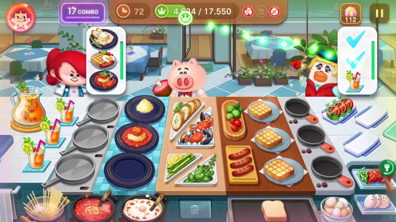 Line シェフ パスタウェイ 36 2 攻略 115秒で17550ポイントを受け取る ラインシェフ キッチンリスト Linechef Pasta 36 2 Youtube