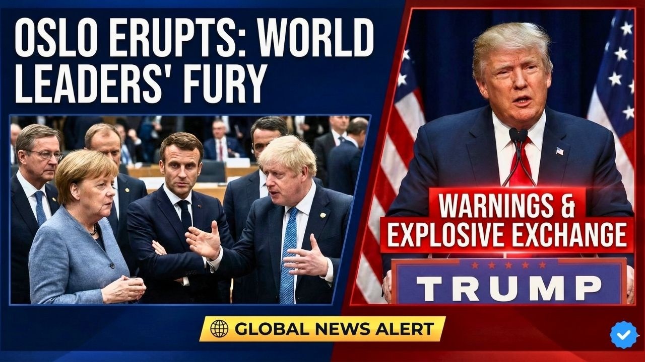 World Leaders FURIOUSLY Turn on Trump — The Oslo Conference Explodes with Warnings