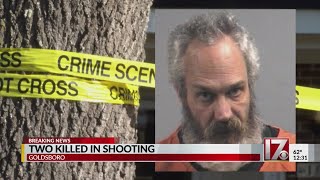 Man charged with murder after 2 found shot to death in Goldsboro home