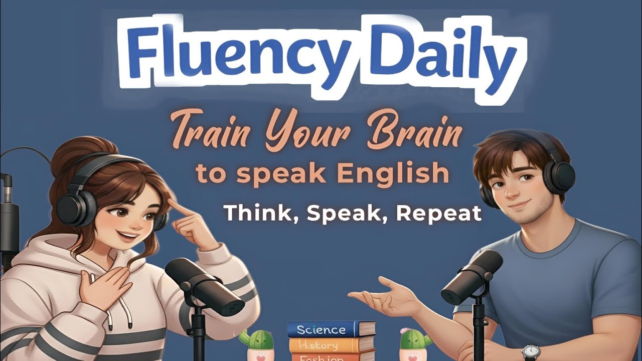 Train Your Brain to Speak English | Daily Life Practice for Fluency | easy English podcast