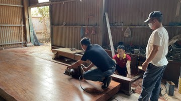 🔴TRỰC TIẾP CẮT PHÁ TẤM GỖ CẨM LAI KHỦNG, VÂN VÍP