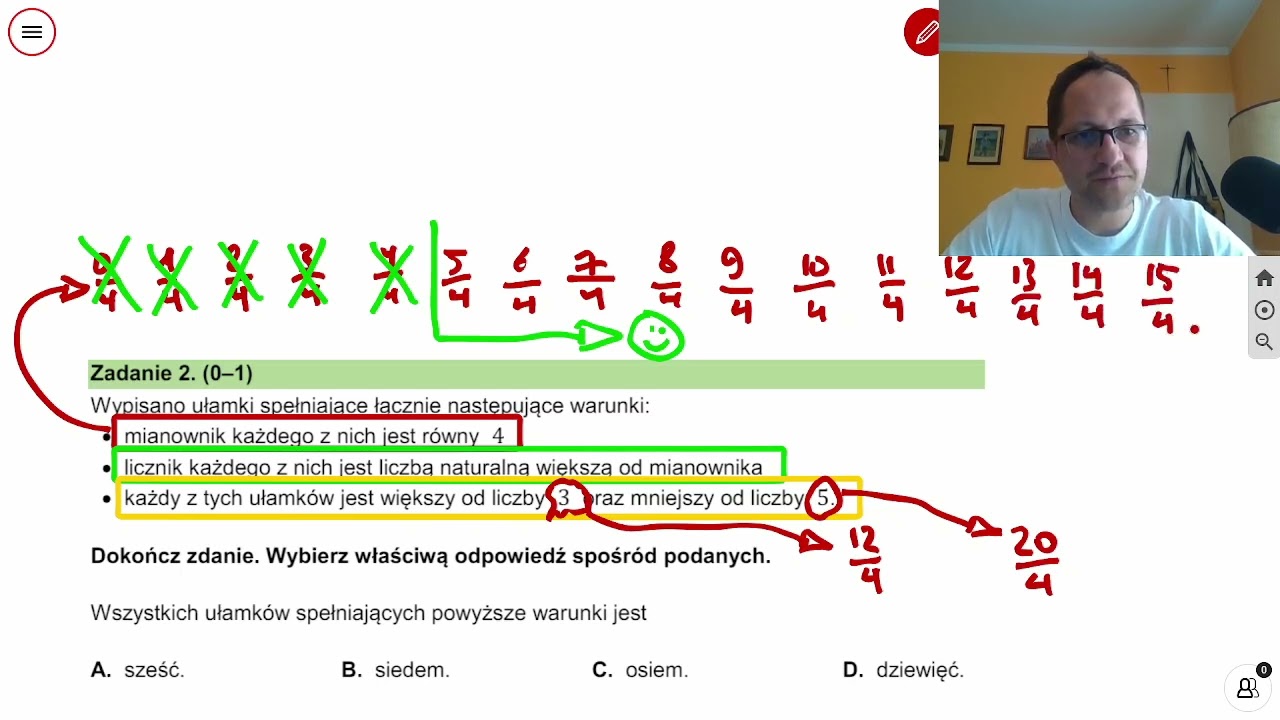 Rozwiązanie całego Egzaminu Ósmoklasisty z matematyki z 15.05.2024