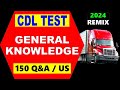 Cdl practice test general knowledge 150 qausremix