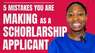 AVOID THESE MISTAKES WHILE APPLYING FOR INTERNATIONAL OPPORTUNITIES INCLUDING SCHOLARSHIPS! by Veronica Adeusi 92 views 1 day ago 14 minutes, 5 seconds