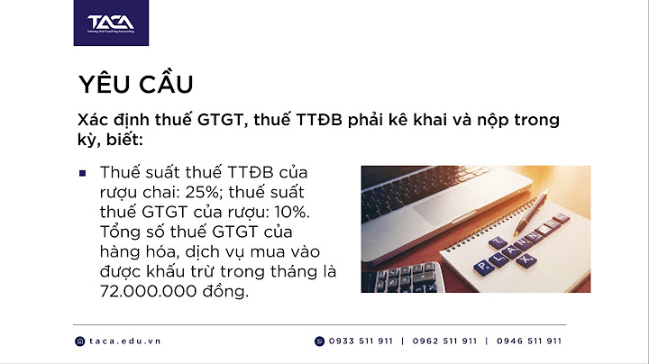 Bài tập tính thuế tiêu thụ đặc biệt phải nộp năm 2024