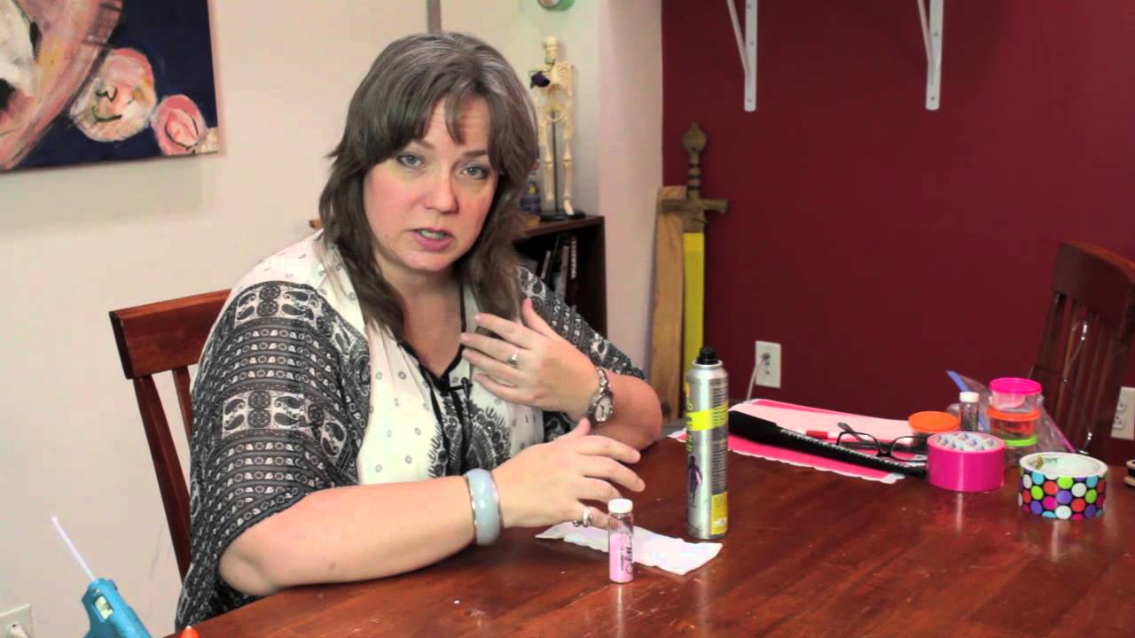 How to Glue Glitter to Stockings Homemade Crafts YouTube