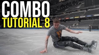 Freestyle Ice Skating Tutorial | Footwork Combo 8
