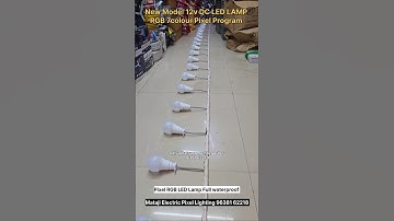 Pixel LED Lamp 12v Dc Pixel Program LED Lamp RGB 7colour #led #lamp #shorts #short #viralvideo #shor