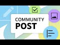 Youtube community posts