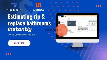 Simplifying Bathroom Estimating with RENDR and JobTread