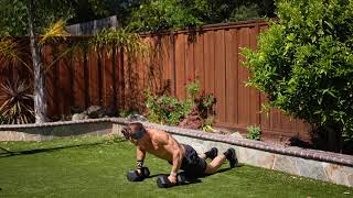 DB Burpee to Squat Clean