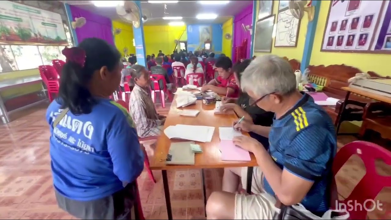 การออกบริการประชาชนของเจ้าหน้าที่งานสวัสดิการสังคมและพัฒนาชุมชนและเจ้าหน้าที่งานจัดเก็บรายได้