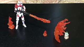 Star Wars The Mandalorian Vintage Collection Incinerator Trooper & Grogu unboxing and review!