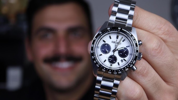 Rolex Daytona Rip Off? Seiko Speedtimer Solar SSC813 Review - YouTube