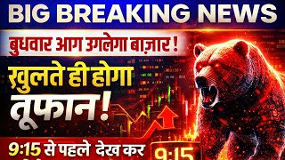Tomorrow Market View : Global Market Data + FII DII Data | NIFTY &amp; Sensex Chart Analysis