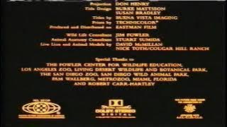 Closing To The Lion King 1995 VHS (Version #4)