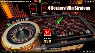 4 Corners Win Strategy !! 💲🤑🎰🤑💲
