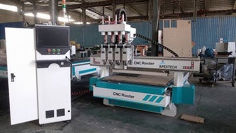 Furniture Making Machine 1325 ATC CNC Router with 4 spindles