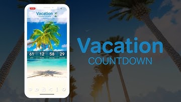 Vacation Countdown App FREE travel app for iOS and Android