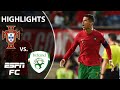 Cristiano Ronaldo breaks mens international goal record in Portugal win | WCQ Highlights | ESPN FC