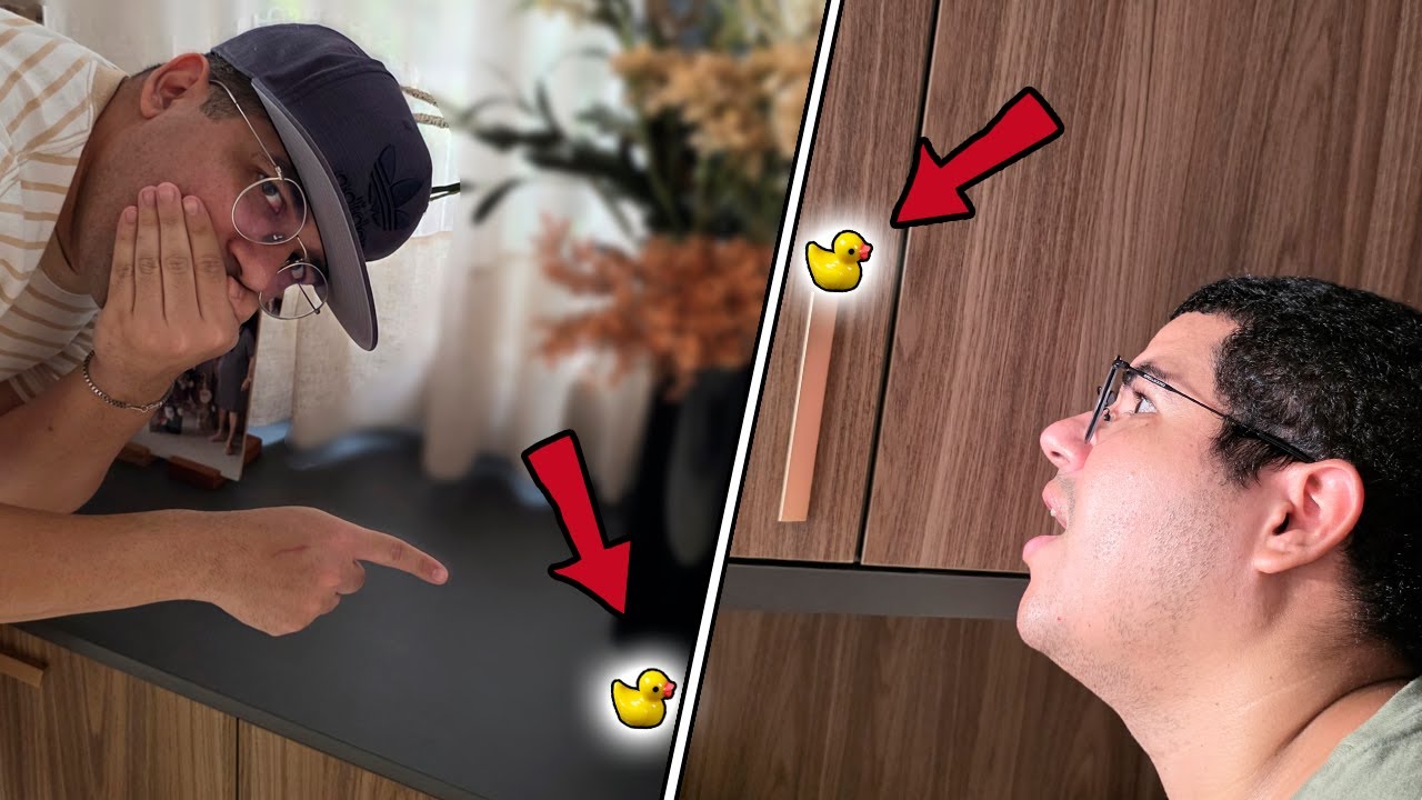 CAÇA AOS MINI PATOS SECRETOS ESCONDIDOS PELA CASA!