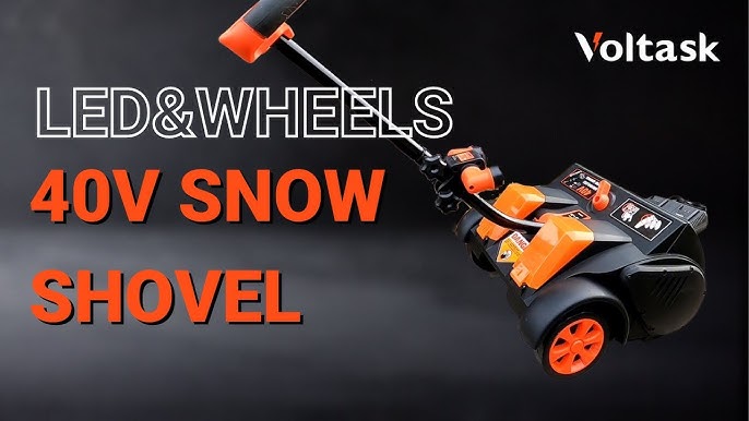 VOLTASK Cordless Snow Shovel, 20V, 12-Inch