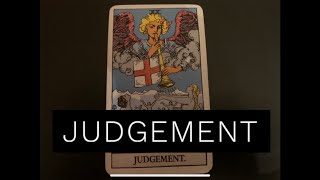 JUDGEMENT TAROT Upright Meaning Content