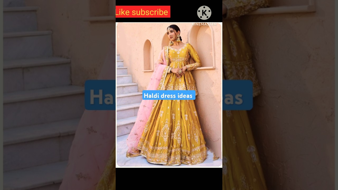 Haldi Look 2025 | Haldi Outfits Ideas 2025 | Trendy Haldi Dresses 