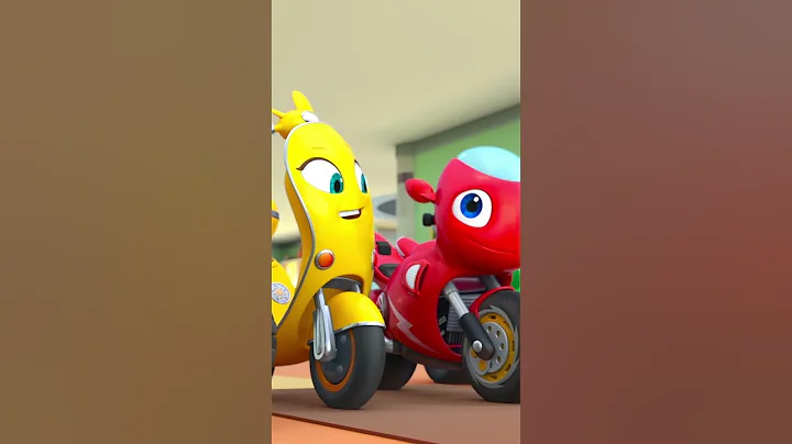 Don't Get Stuck!!! ⚡️ Motorcycle Cartoon | Ricky Zoom #shorts