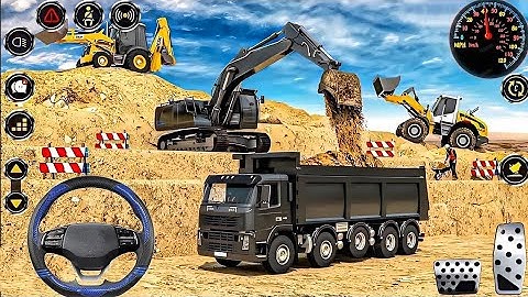 Real Construction Simulator 3D - JCB Excavator Driving Game - Android gameplay 