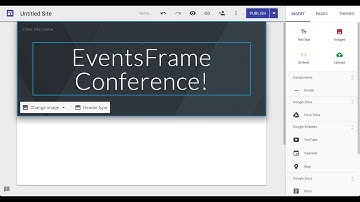 Publishing your Event - EventsFrame