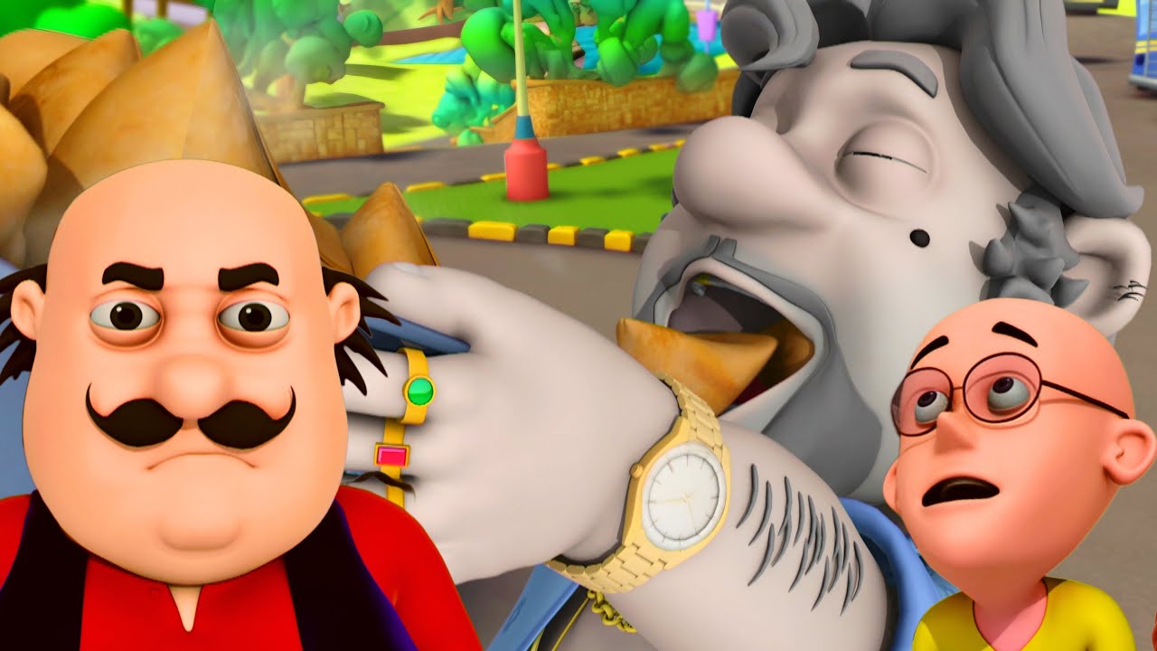 Motu को आया गुस्सा जब John ने चुराए ऊसके समोसे | Motu-Patlu