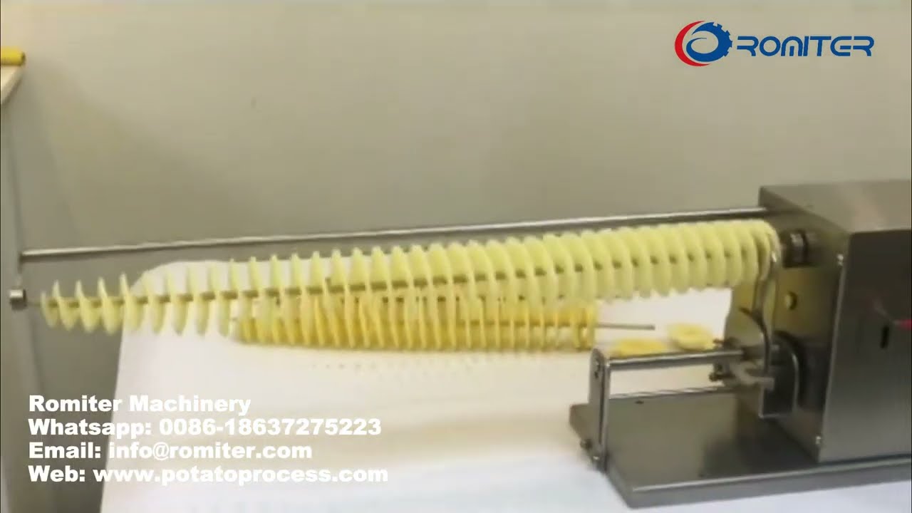 Automatic Stretch Tornado Potato Machine Potato Cutter Machine