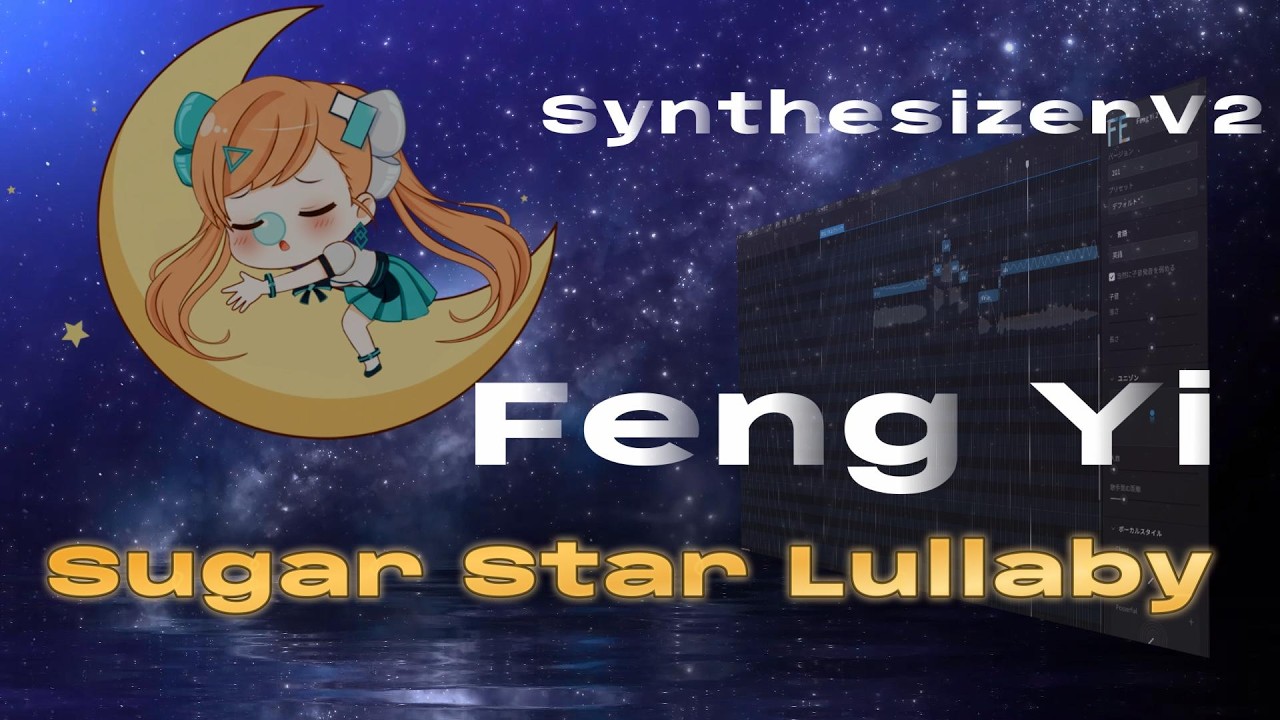 オリジナル曲　Sugar Star Lullaby【Feng Yi】#synthesizerv2  #sunoai