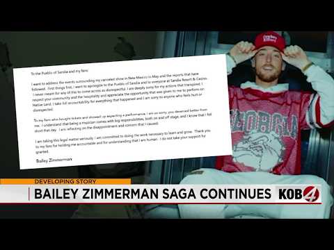 Bailey Zimmerman issues apology after facing charges for trashing local resort