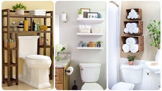 Best Over the Toilet Storage Ideas to Maximize Space | Bathroom Storage | Bathroom Organization