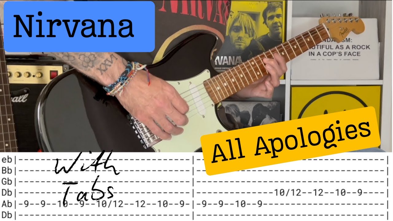 Nirvana – All Apologies | (Guitar Cover) With Tabs - YouTube