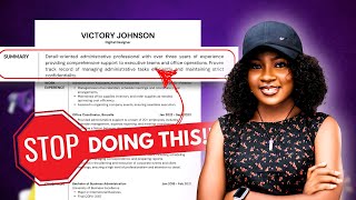 Avoid These Resume Mistakes If You Want a Remote Job