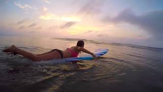 Sunrise Surfing August 13, 2017- Ortley Beach, NJ || GoPro