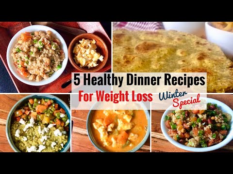 5-healthy-dinner-recipes-|-easy,-quick-and-simple-indian-vegetarian-dinner-ideas-|-weight-loss