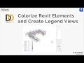 Colorize #Revit elements and create legends | #DiRootsOne #OneFilter