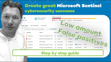 Getting started with Microsoft Sentinel Analytics Rules (Cybersecurity Usecases) (2023 edition)