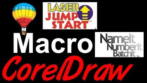 Corel Draw Tips & Tricks Laser Jump Start NUMBERIT
