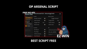 [OP] Arsenal Script | Silent Aim, Aimbot, Fire rate,inf ammo, esp and more! | Pastebin