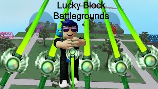 Lucky Block Battlegrounds, But With Only The Green Periastron - Roblox