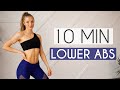 10 MIN INTENSE LOWER ABS WORKOUT (Lower Belly Burn) - No Equipment