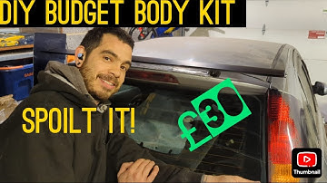 Budget DIY Bodykit - Spoiler for the Temu Max Power Showcar Build