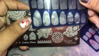 IT Girl Nail Art Stamping plates UNBOXING